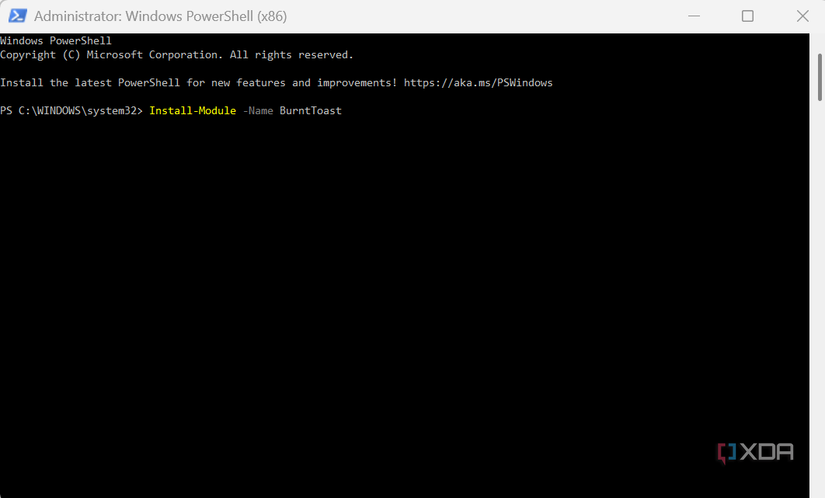 Burnt Toast Powershell Module BurntToast is the best way to make custom Windows notifications