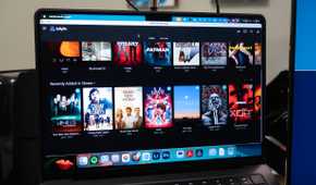 The Jellyfin Desktop 2.0 app on a MacBook Pro