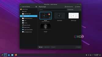screenshot of kde neon plasma settings