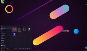 Screenshot of the application launcher in KDE Plasma