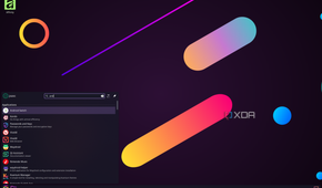 Screenshot of the search feature in KDE Plasma's application launcher