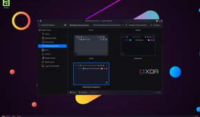 Screenshot of System Settings on KDE Plasma showing window decoration customization options