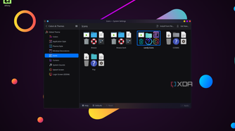 Screenshot of System settings on KDE Plasma showing icon customization options