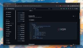 A Docker Compose file in Komodo