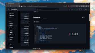 A Docker Compose file in Komodo
