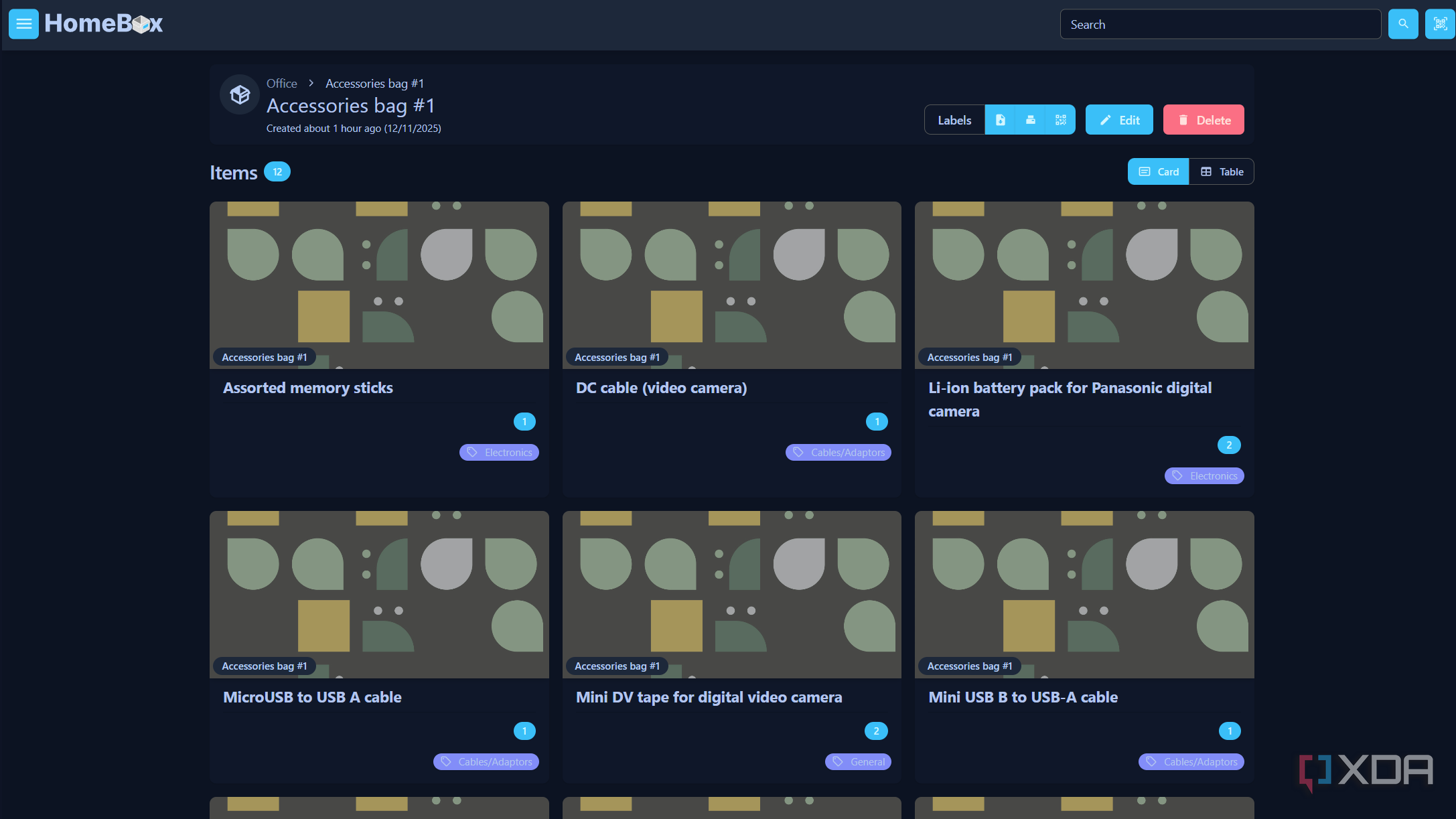 I self-hosted an inventory app so I could stop losing things in my home