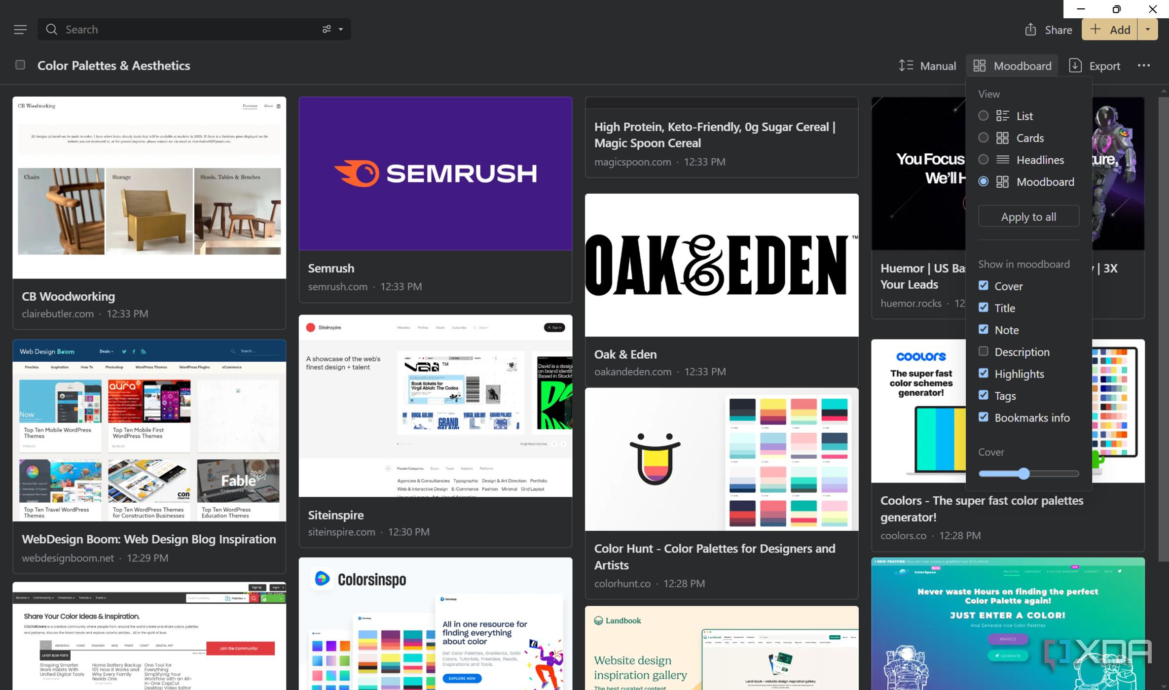 I ditched my browser's bookmarks for Raindrop.io, and I finally feel ...