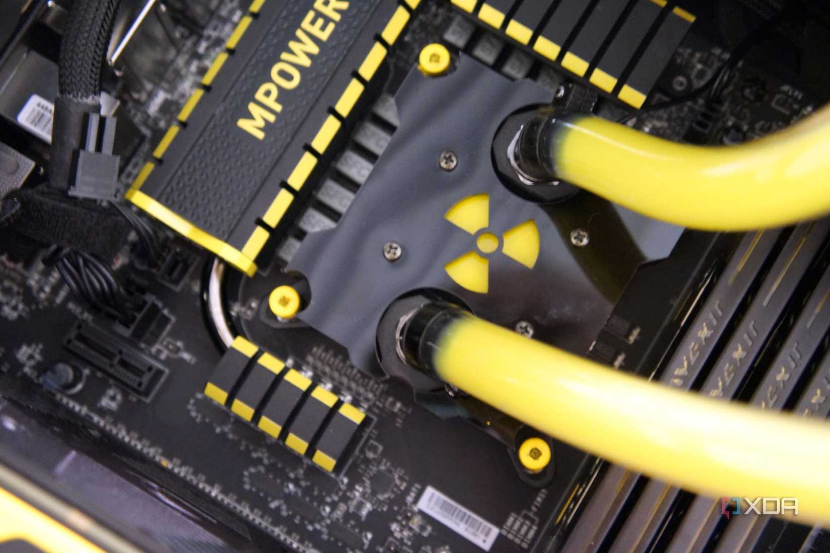 mpower z97 cpu block custom watercooling