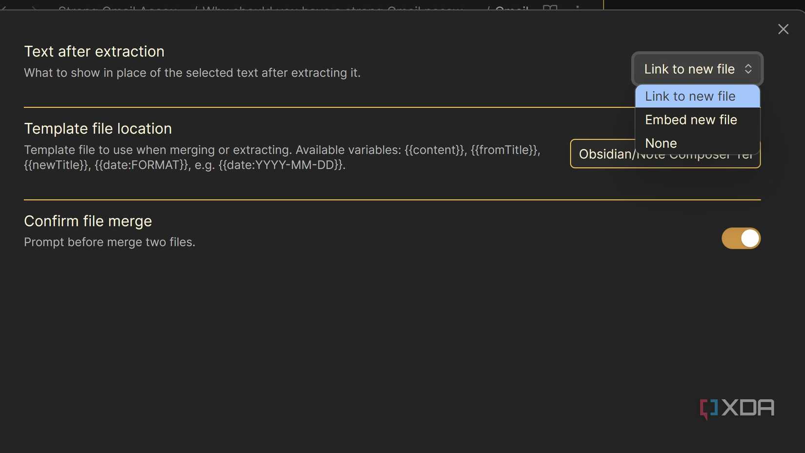How Obsidian’s Note composer plugin made my notes more organized