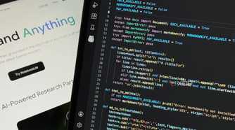 NotebookLM and VS Code with Python script side by side