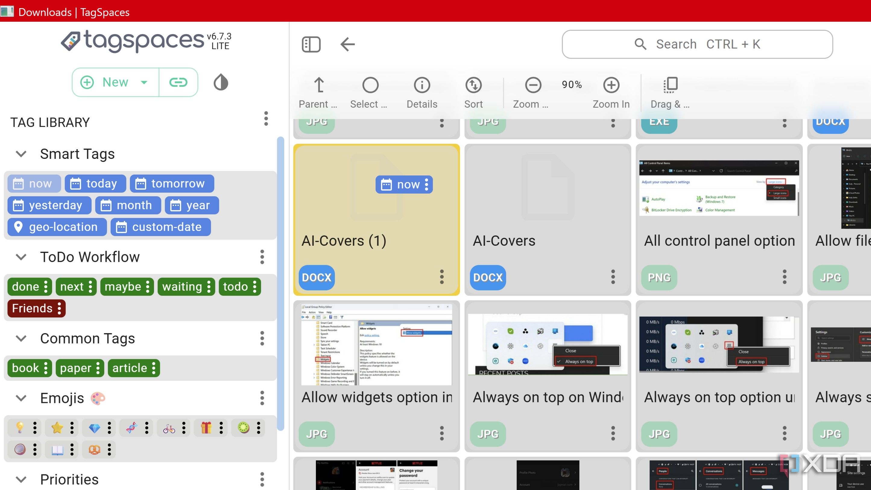 I replaced my folder system with TagSpaces, and finding files got way ...