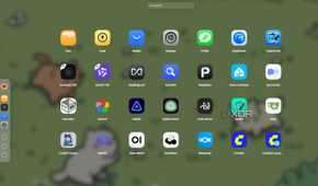 olares os with the app picker open