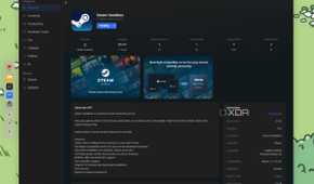 olares os with steam headless docker container shown