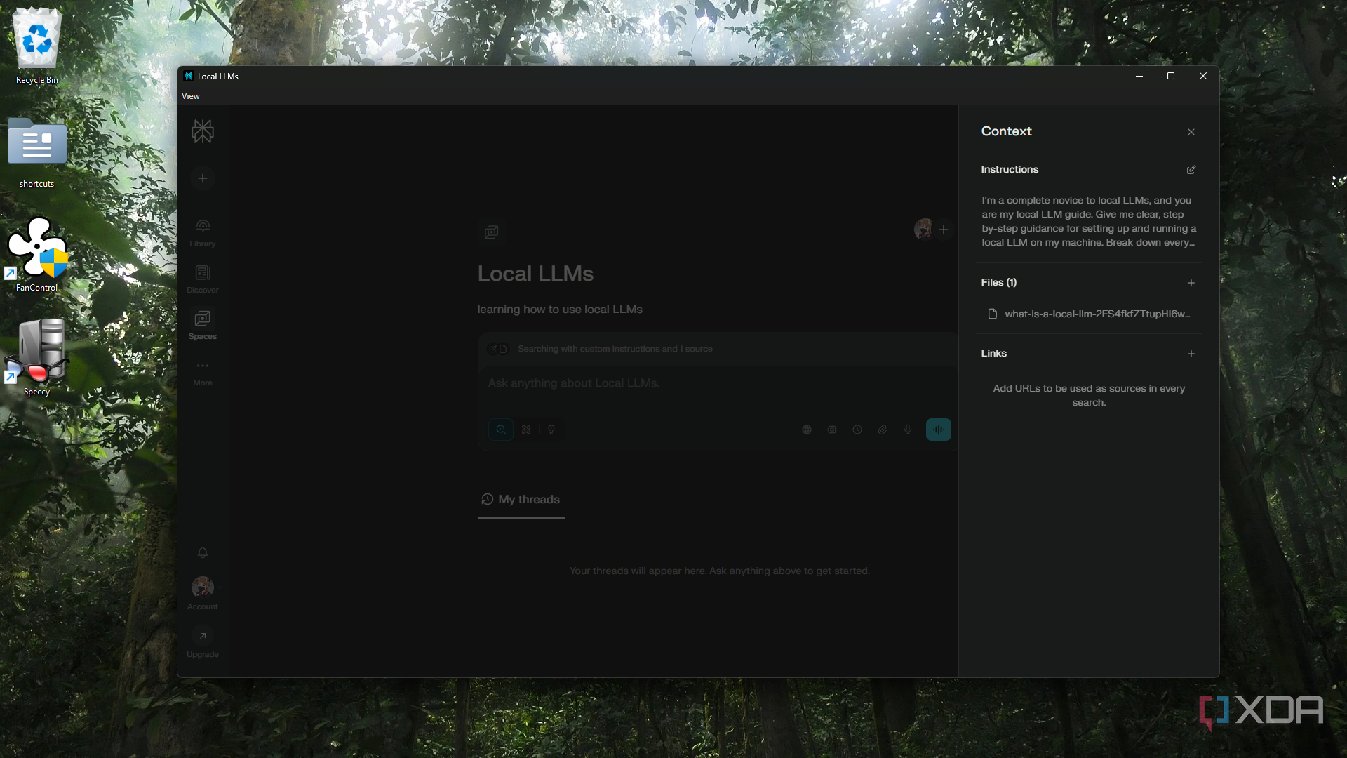 I used Perplexity to finally get my local LLM up and running