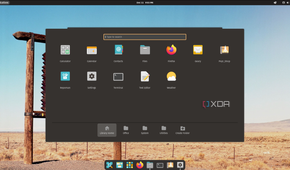 screenshot of pop!_os app launcher