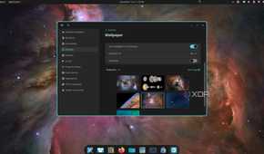 screenshot of pop!_os cosmic wallpaper settings