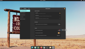 screenshot of pop!_os desktop settings
