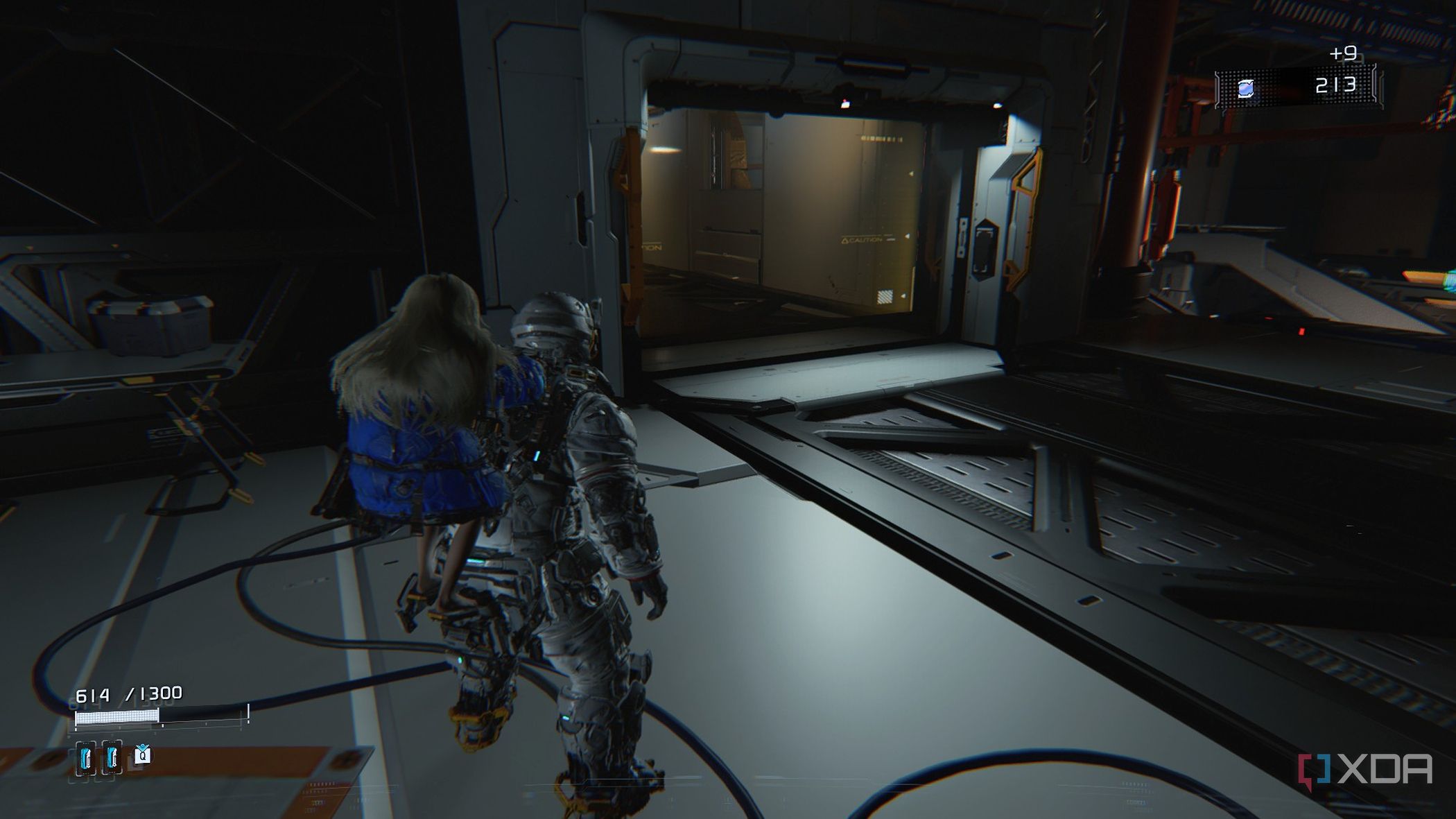 Pragmata Sketchbook demo running on a GTX 1660 Ti.