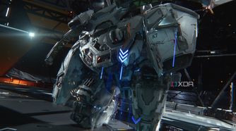 Pragmata Demo screenshot. A cyborg can be seen in the image.
