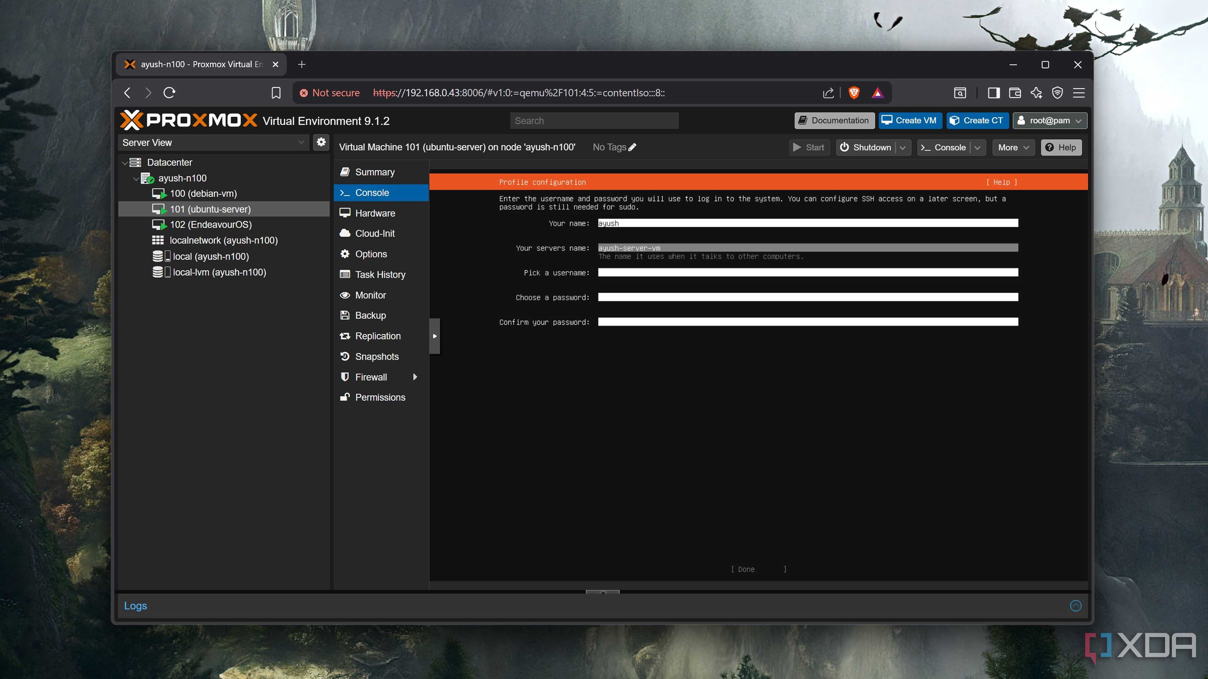 Running an Ubuntu VM on an Intel N100 system