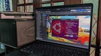 An Ubuntu VM running on a Proxmox server