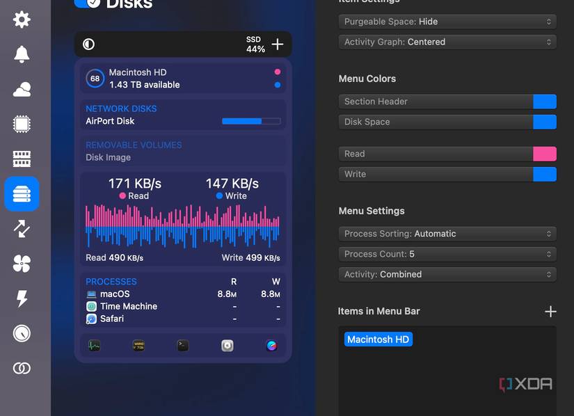 iStat Menus home