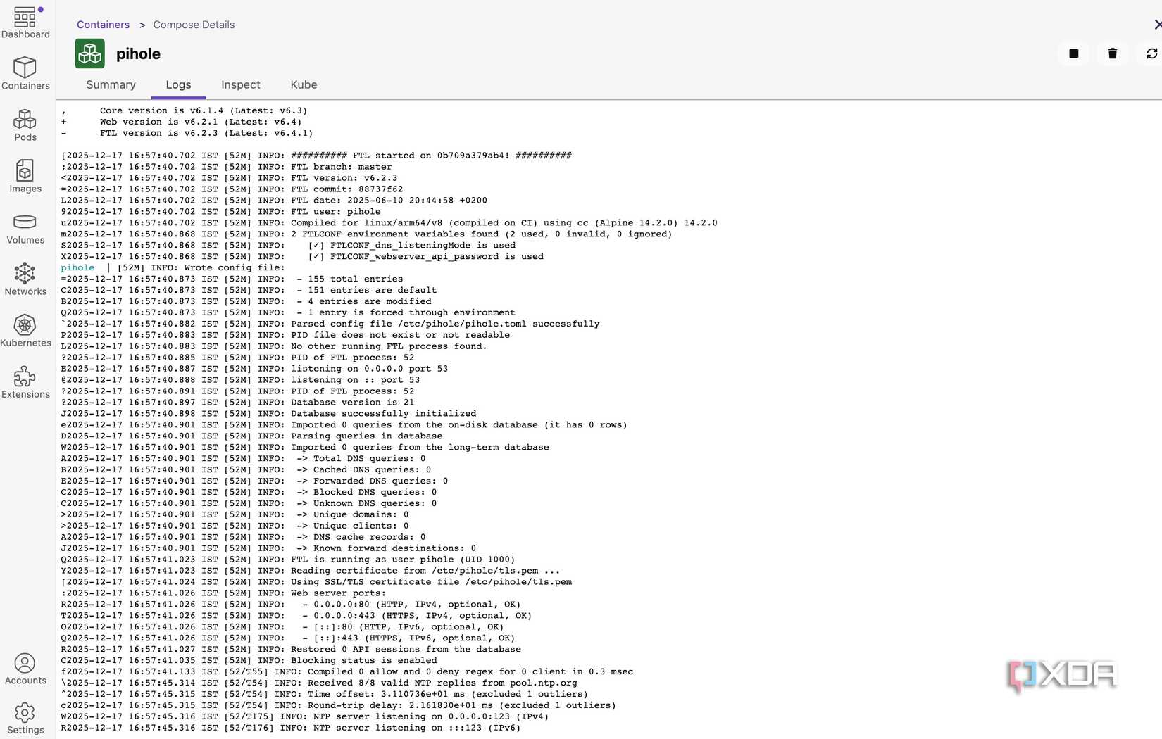 Moving Beyond Docker Desktop and Portainer: Discovering a Superior Container Tool 4 Podman container logs