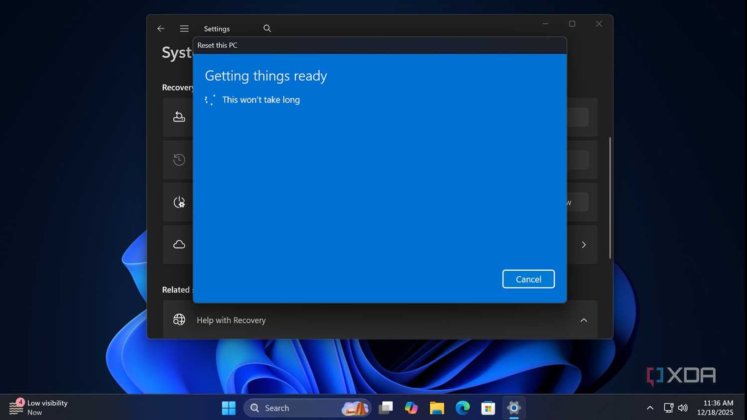 Windows 11 Loading Dialog You don't need to reinstall Windows, use these built-in tools instead