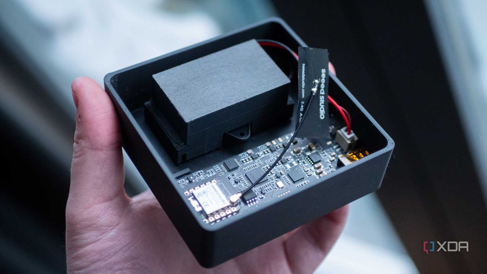 Caja impresa en 3D del ReSpeaker Lite