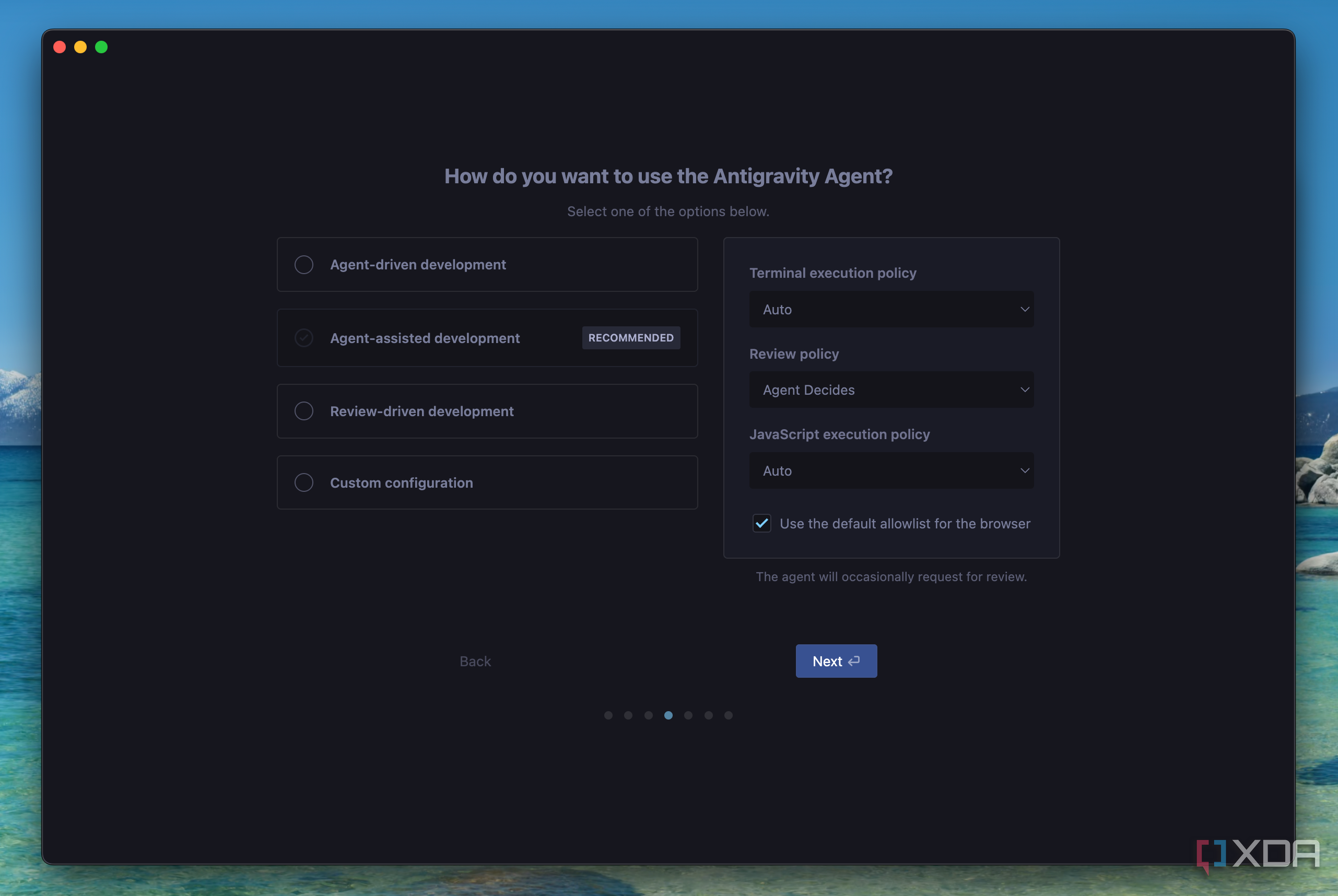 antigravity startup page 