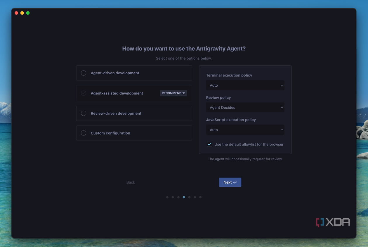 antigravity startup page
