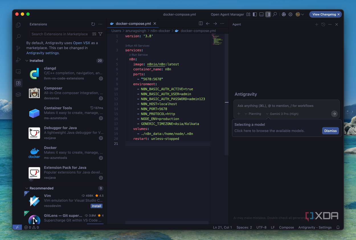 antigravity code editor