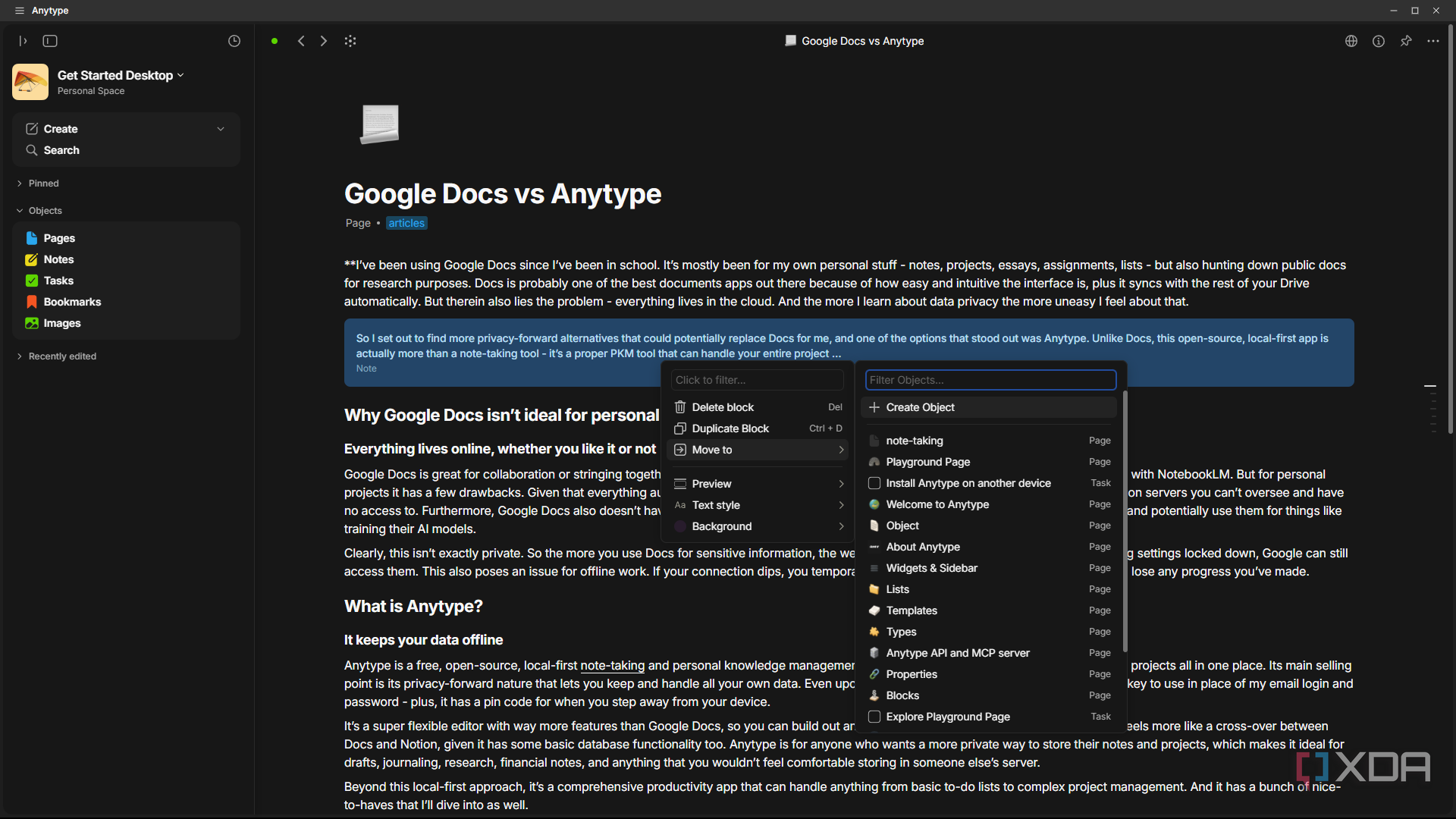Stop using Google Docs for personal projects and try this local-first ...