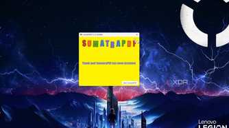sumatrapdf installed on windows laptop
