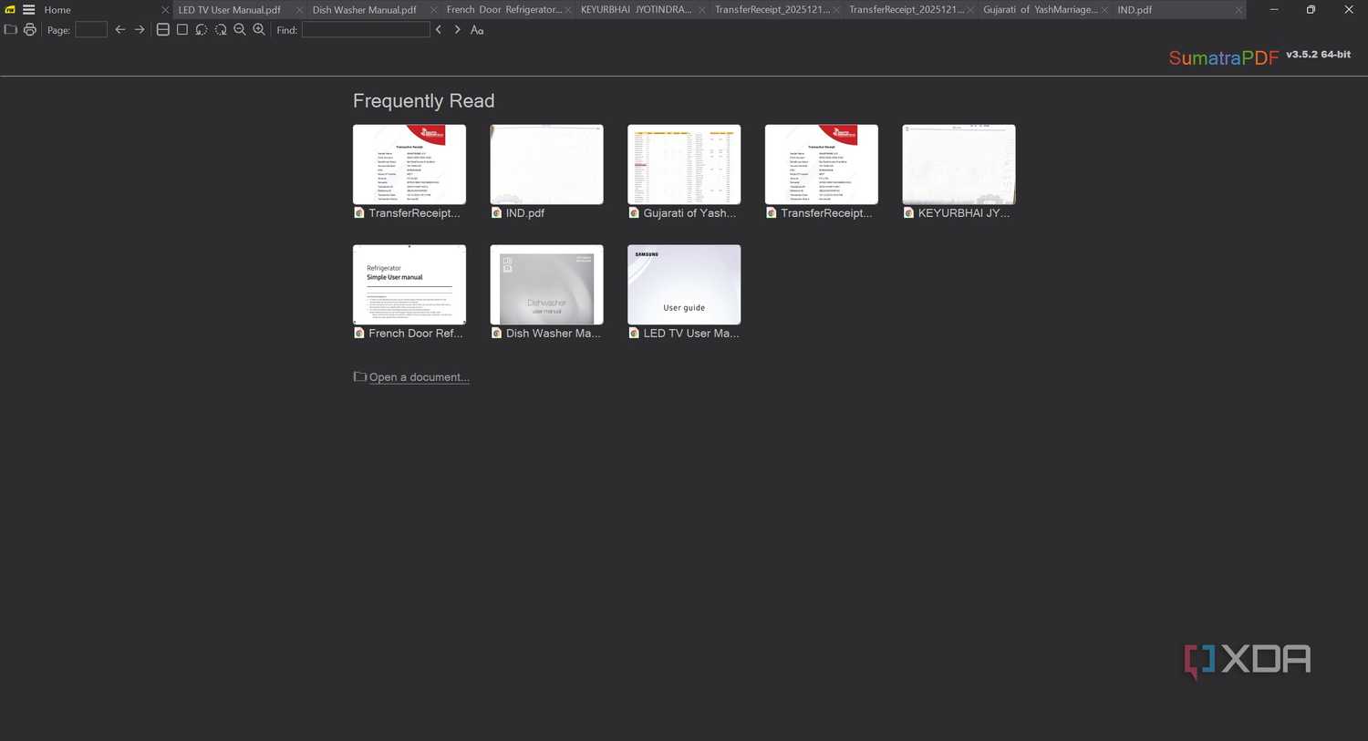 SumatraPDF Mode Darker