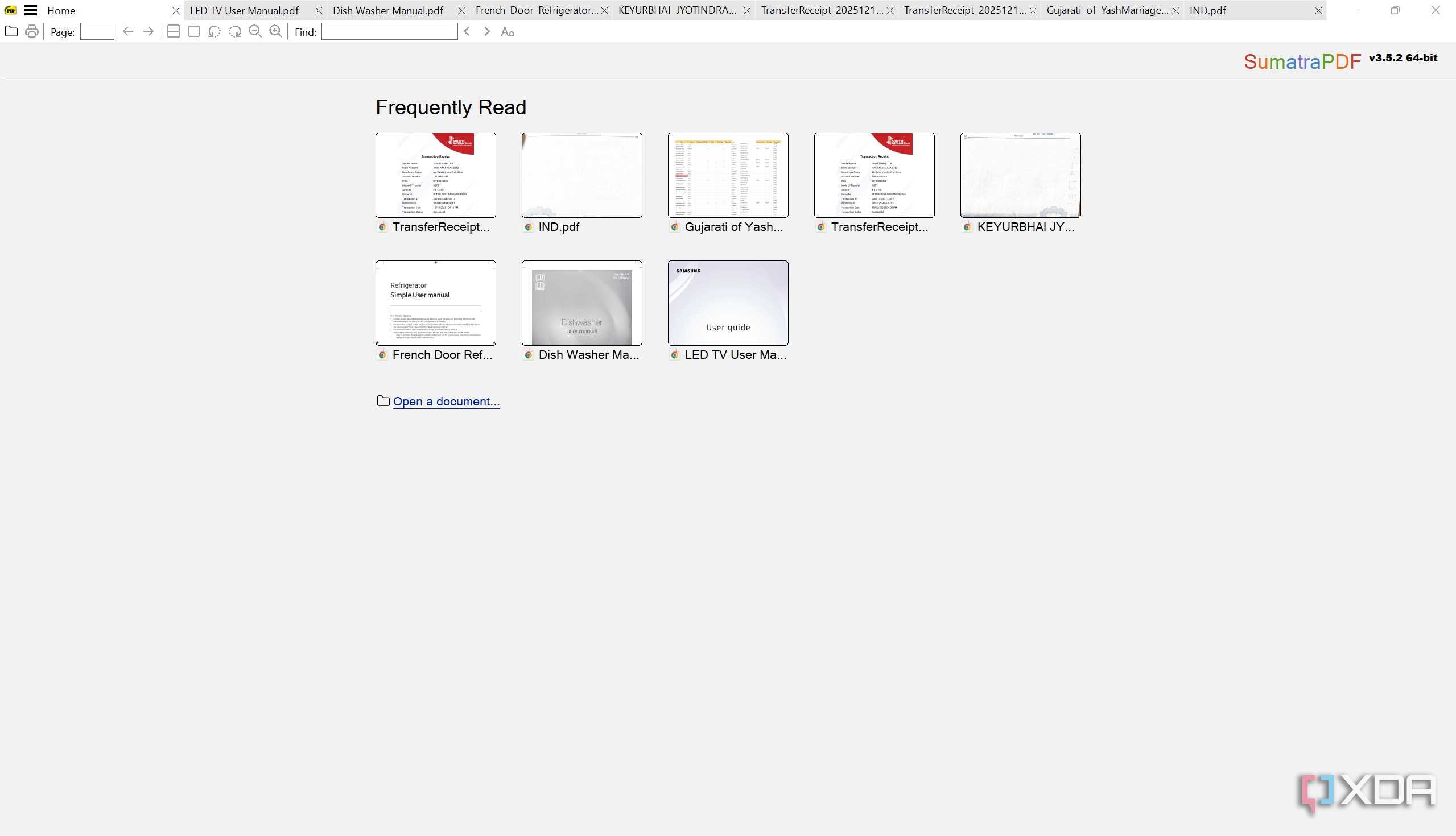 SumatraPDF Mode Light