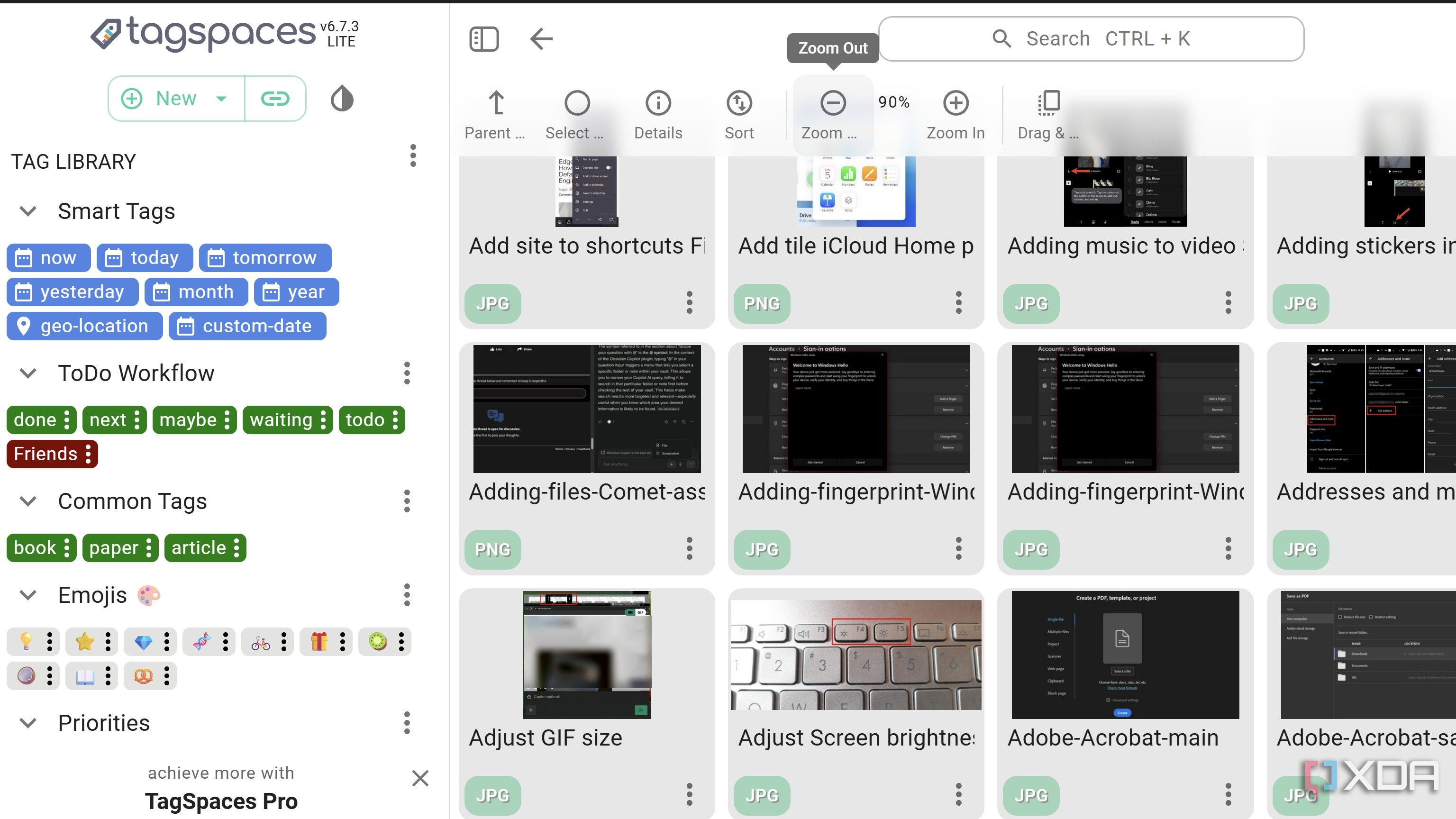 I replaced my folder system with TagSpaces, and finding files got way ...
