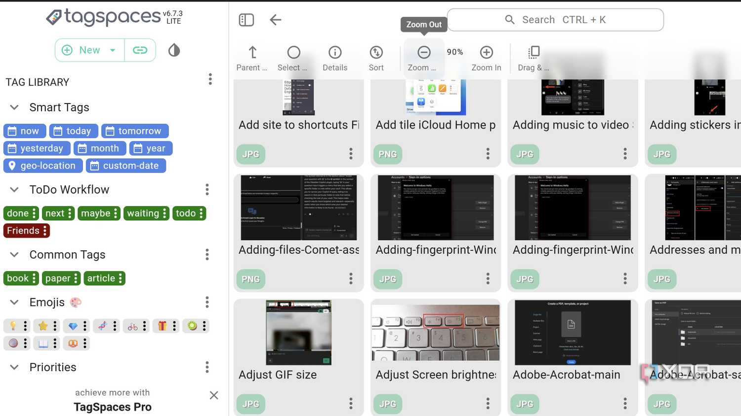 Text Tag Space I replaced my folder system with TagSpaces, and finding files got way ...