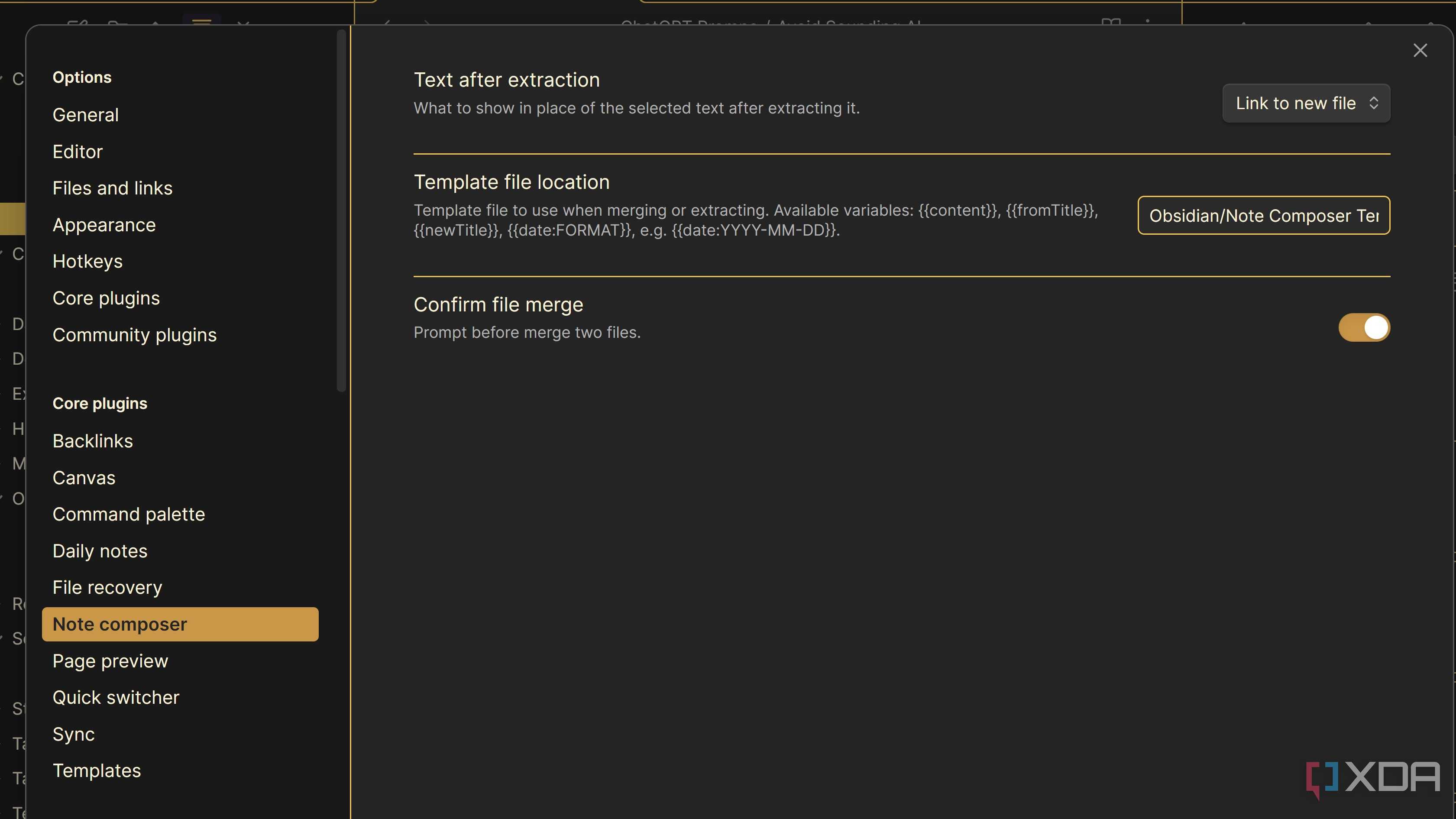 Composor Notes How Obsidian’s Note composer plugin made my notes more organized