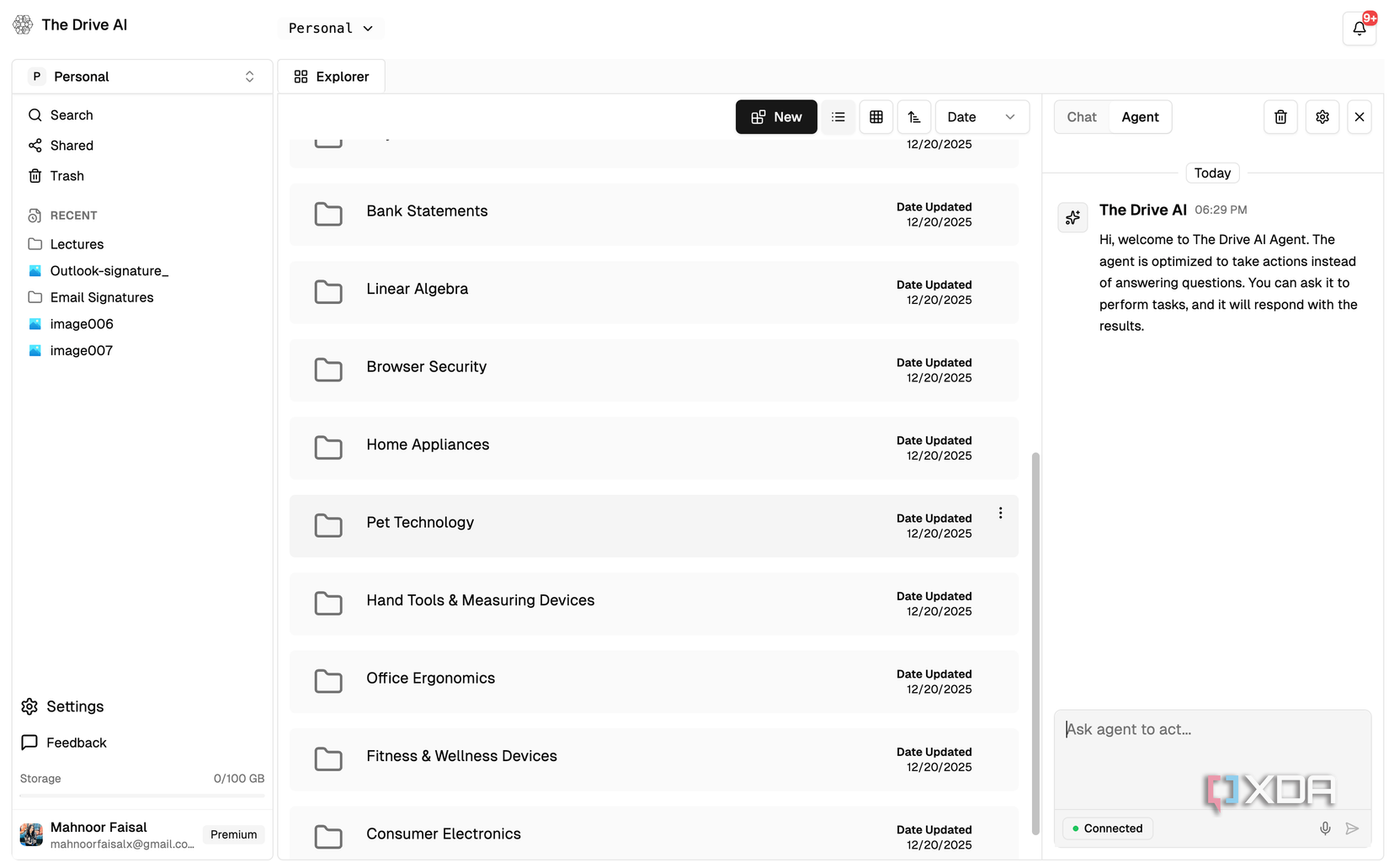 the drive ai automatic gmail organization