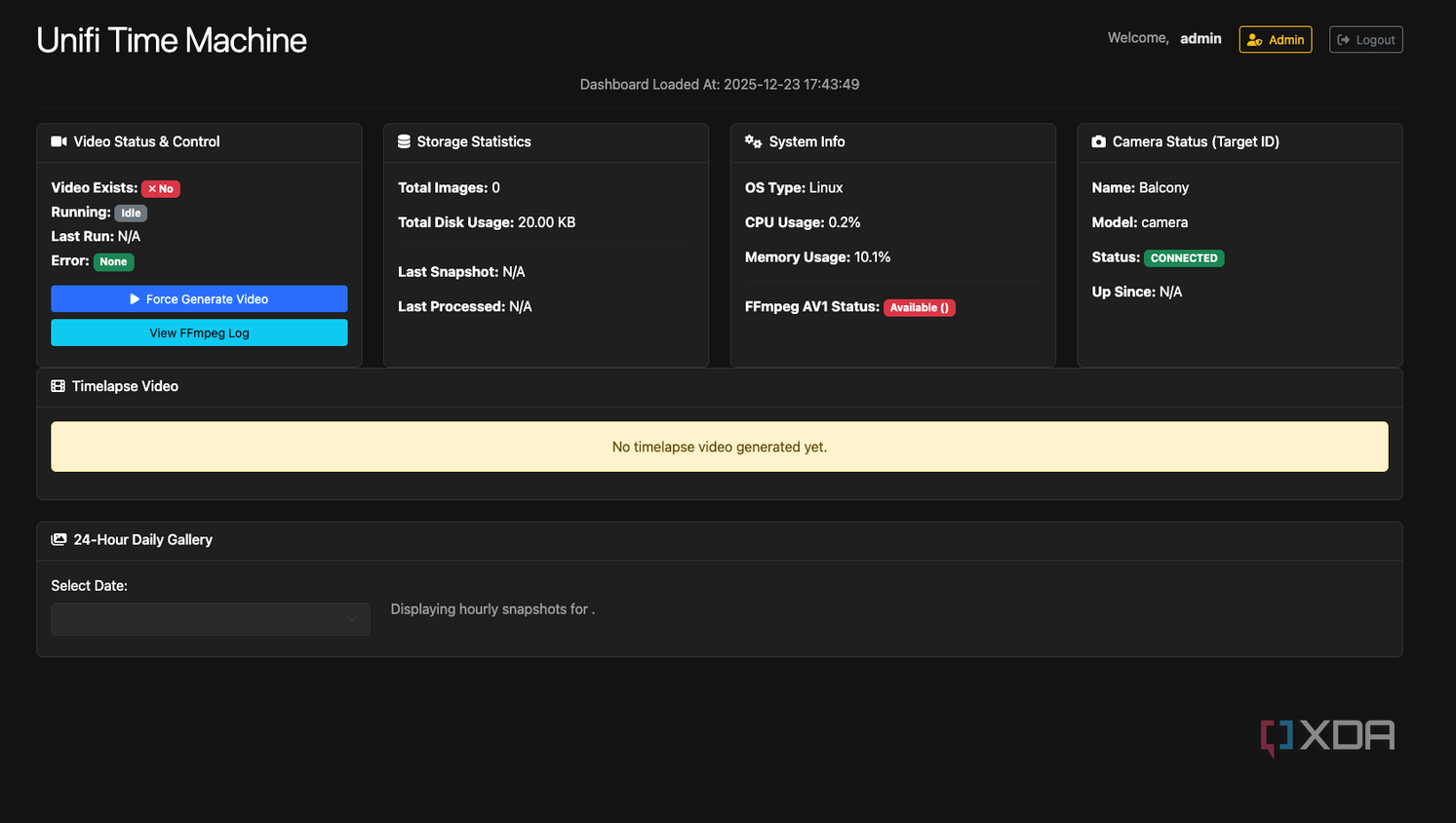 Time Machine Setup I used this UniFi tool to turn my security footage into a professional ...