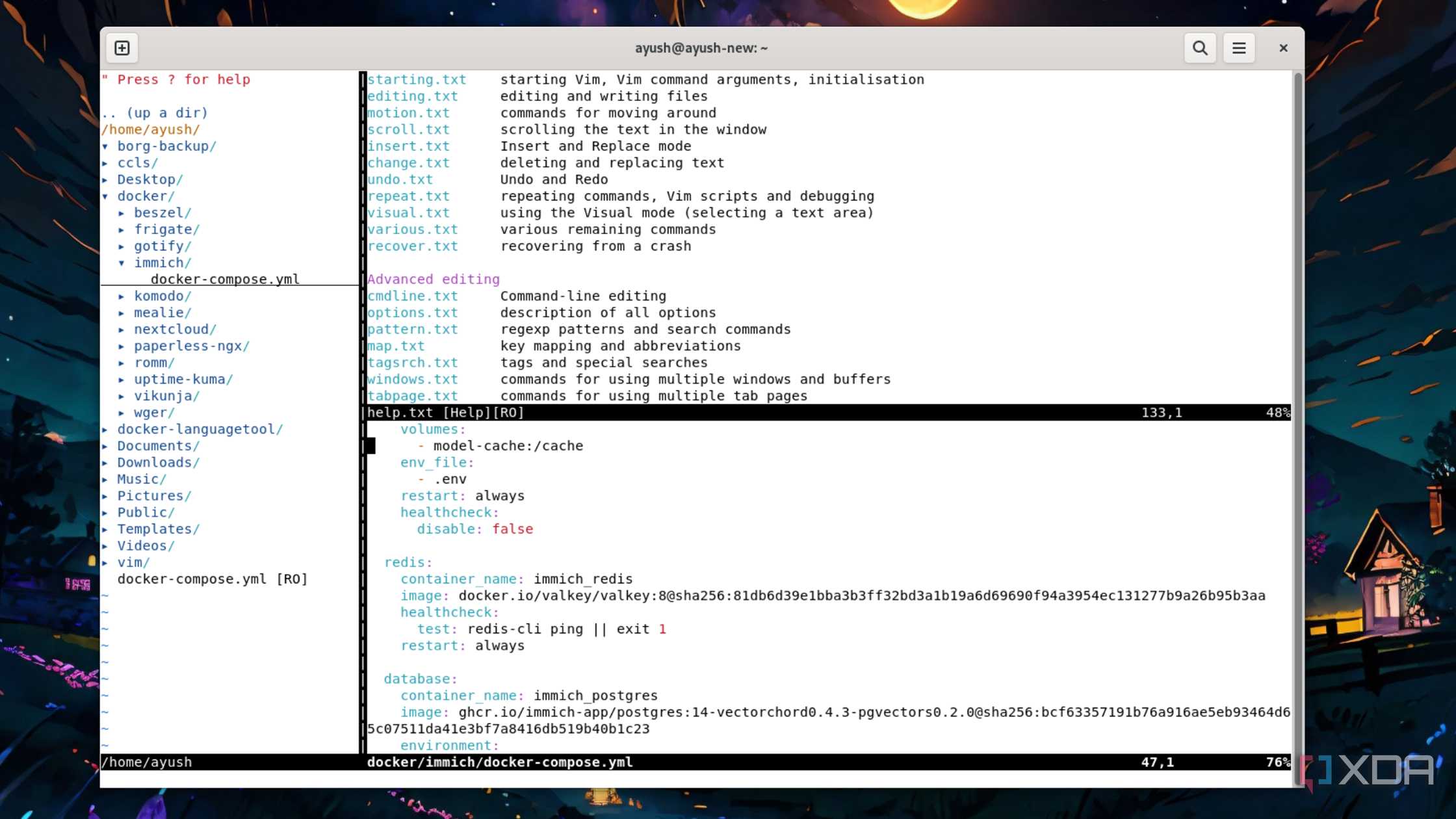 Accessing different file directories using NERDTree