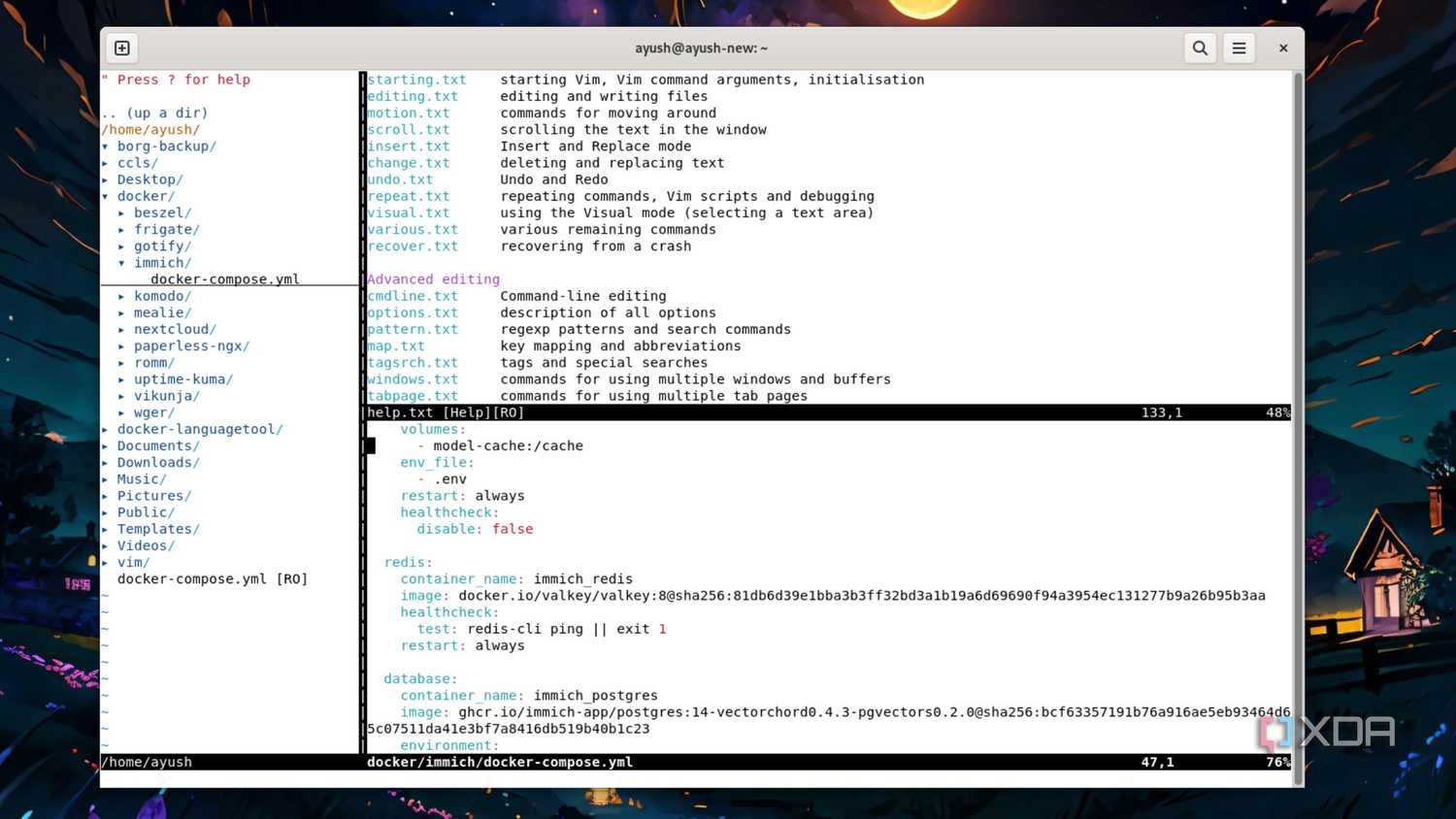 Accessing different file directories using NERDTree