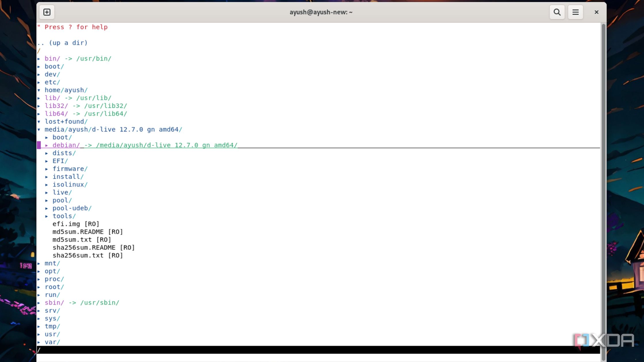 Accessing different directories using NERDTree