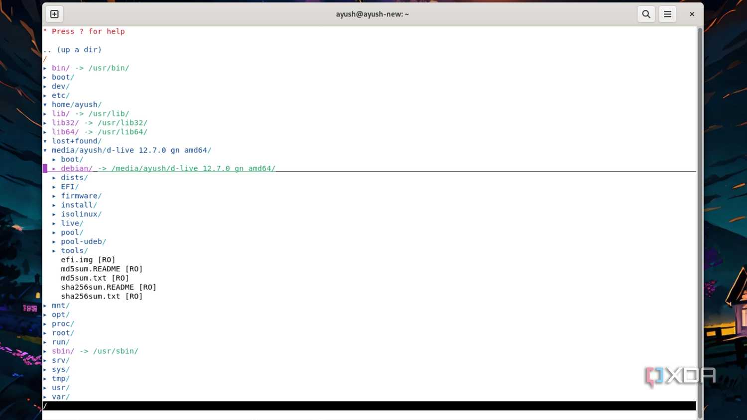 Accessing different directories using NERDTree