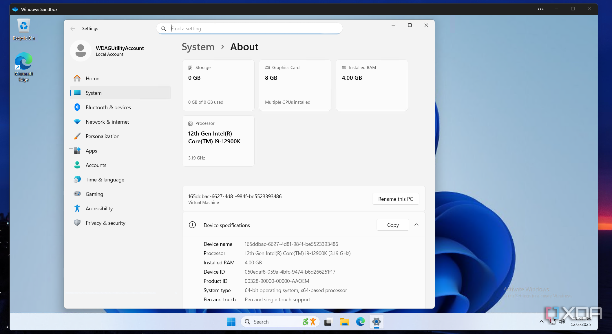 Windows Sandbox replaced all my VMs for testing software