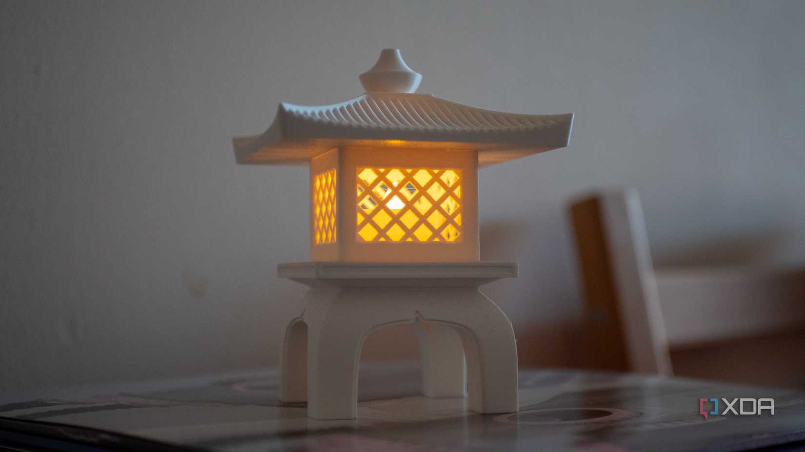 It's called a 3D printed light holder "Japanese lantern"