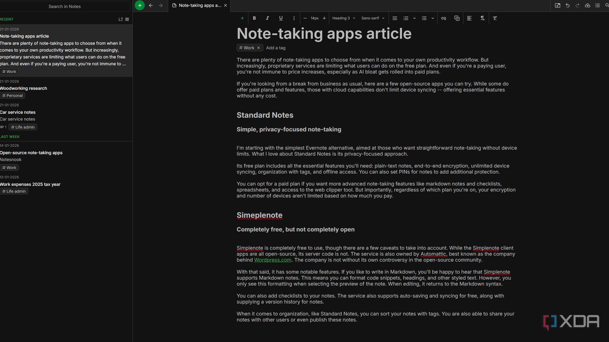 Stop renting your notes: 6 open‑source apps that replace Evernote and ...