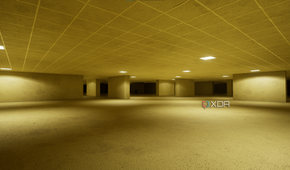 A gameplay screenshot from Backrooms: Escape Together.