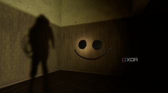 A gameplay screenshot from Backrooms: Escape Together.